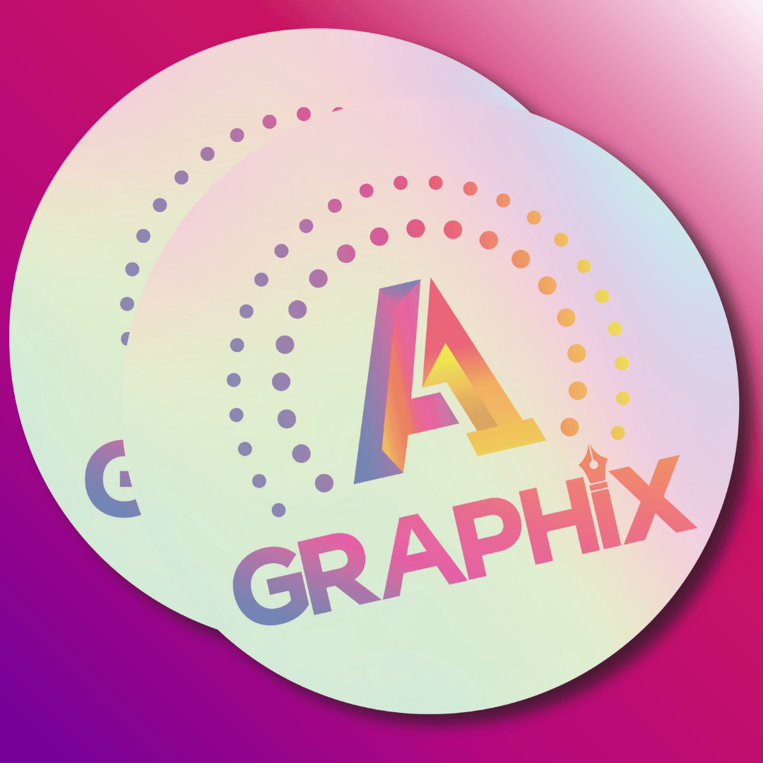 Custom Holographic Circle Cut Sticker