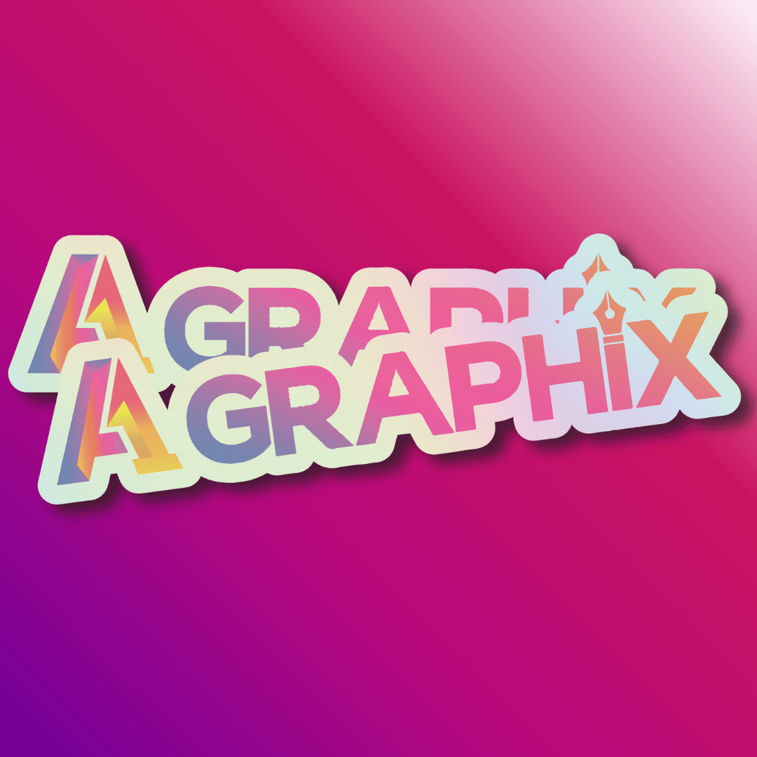 Custom Holographic Die Cut Sticker