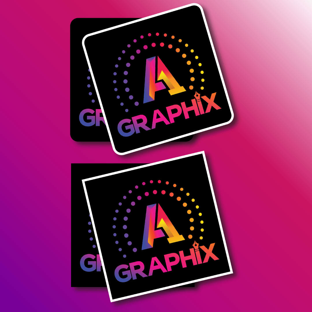 Custom Square Cut Sticker