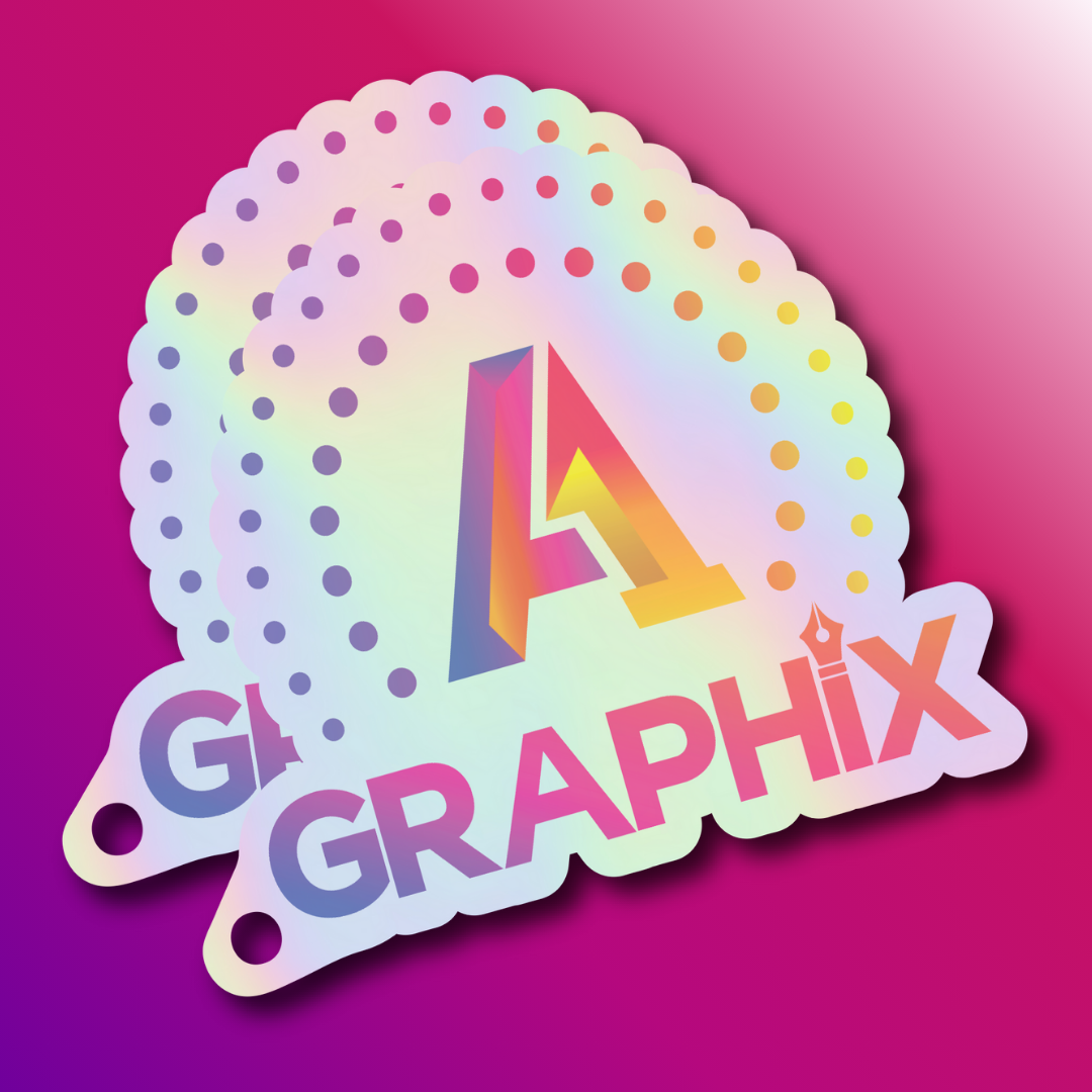 Custom Holographic Hang Tag Sticker